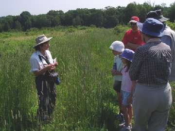 Delores Price leading Butterfly Walk