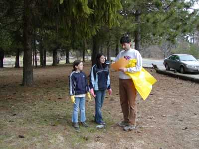 Earth Day clean-up