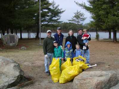 Earth Day clean-up