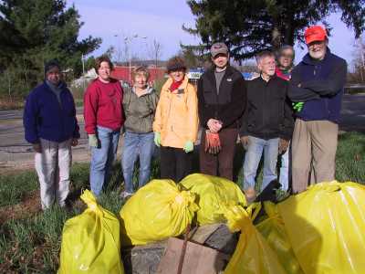 Earth Day clean-up