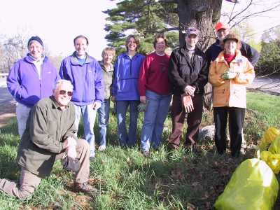 Earth Day clean-up
